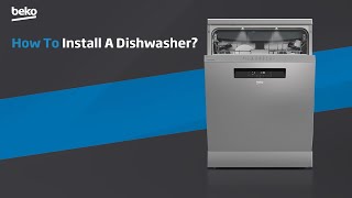 Beko  How to install a dishwasher [upl. by Jos]