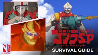 Survival Guide Otaki Factory Edition  Godzilla Singular Point  Netflix Anime [upl. by Ensign215]