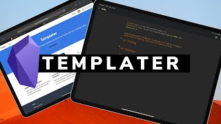 Using Templater in Obsidian [upl. by Natika]