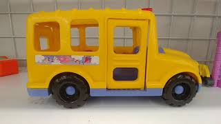 Fisher Price Little People School Bus Toy 2001 [upl. by Dam852]