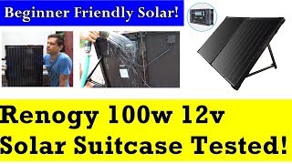 100w Renogy Solar Suitcase and Renogy Voyager Tested and Reviewed [upl. by Garceau]