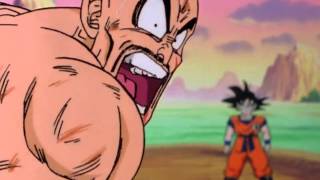 DBZ Kai Over 8000 Goku Vs Nappa Beginning [upl. by Ariak]