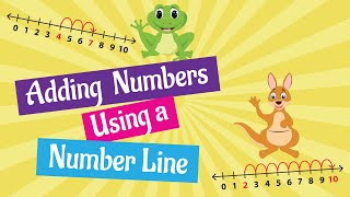 Addition Using a Number Line  Get Set and Hop [upl. by Nnylrac]