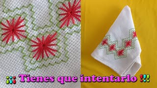 como hacer bordados fácilesbordados fáciles para principiantes [upl. by Brindle760]