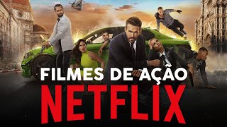 10 MELHORES FILMES de AÃ‡ÃƒO na NETFLIX [upl. by Tertias]