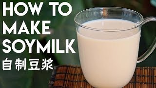 How to Make Soy Milk from Scratch 豆浆 [upl. by Souza]