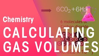 How To Calculate Gas Volumes  Chemical Calculations  Chemistry  FuseSchool [upl. by Denyse]