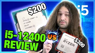 AMD Defeat Intel i512400 CPU Review amp Benchmarks vs Ryzen [upl. by Aiotal]