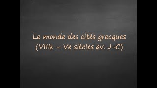 6ème  Le monde des cités grecques [upl. by Windsor832]