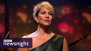 Joyce DiDonato performs Handels Lascia chio pianga live  BBC Newsnight [upl. by Nahshunn178]