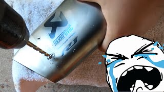 Cutting open a 1250 Akrapovic motorcycle exhaust [upl. by Elidad]