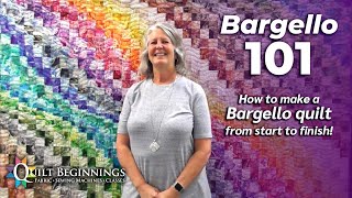 Creating a Bargello Quilt from Start to Finish  Quilt Beginnings [upl. by Ineslta]