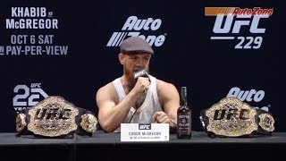 UFC 229 Prefight Press Conference Khabib vs McGregor [upl. by Madlin218]