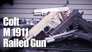 Airsoft KWC Colt 1911 Rail Guns Overview [upl. by Yenetruoc]