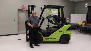 CLARK S Series Forklift Walkaround Demonstration [upl. by Abrahamsen]