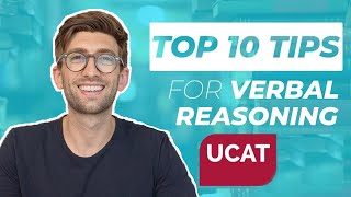 Verbal Reasoning 10 Most Impactful Tips For UCAT [upl. by Fidelas]