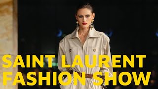 défilé SAINT LAURENT printemps été 2024 [upl. by Weinrich]