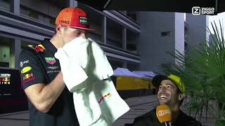 Daniel Ricciardo and Max Verstappen funny interview in Sochi [upl. by Wurtz]