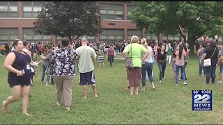 Parents students reunited after hoax at Chicopee Comp HS caused scare [upl. by Mavilia]