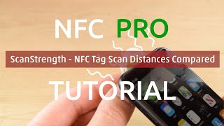 NFC Tag scan distances compared  A Seritag NFC Pro Tutorial [upl. by Wayne]