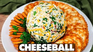 How to Make a Cheeseball  Easy Cheeseball Recipe [upl. by Proudman640]