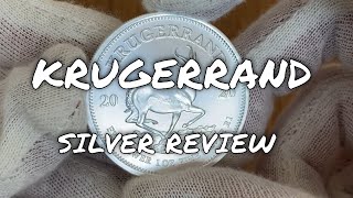 Silver Krugerrand Review and Comparison in 4K  South African Mint 2020 Silver Coin [upl. by Gertruda]