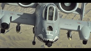 A10 Warthog Live Fire Training Mission  with live gunfire [upl. by Idnat108]