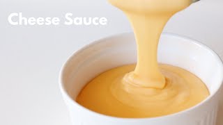 EASY HOMEMADE CHEESE SAUCE RECIPE  NACHO CHEESE SAUCE RECIPE [upl. by Norita988]