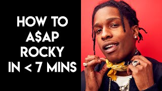 How to AAP Rocky in Under 7 Minutes  FL Studio Trap amp Rap Tutorial [upl. by Savadove554]