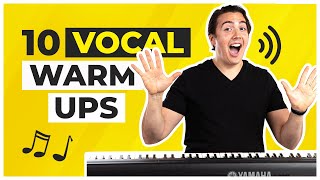 10 Vocal Warmups  Ridiculously Easy and Effective [upl. by Messere]