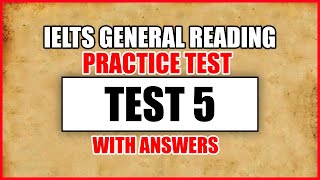 IELTS READING TEST  GENERAL MODULE  with ANSWERS  19112019 [upl. by Anasxor851]