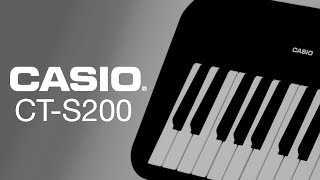 Casio CT S200 Casiotone  zZounds [upl. by Oetam]