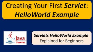 Creating Your First Servlet HelloWorld Example [upl. by Emrich]