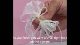 How to Make a Corsage Bow [upl. by Htrow]