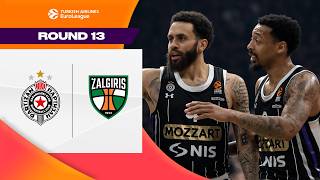 UNSTOPPABLE Energy  Partizan  Zalgiris  BASKETBALL HIGHLIGHTS R13 202425 [upl. by Eissahc]