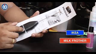 IKEA MILK FROTHER Review amp Battery Installation [upl. by Filide]