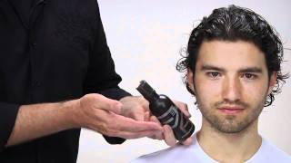 Aveda  How to Style Men’s Long amp Curly Hair [upl. by Nazay]