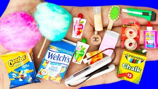 65 DIY MINIATURE REALISTIC HACKS AND CRAFTS  MAKEUP SCHOOL SUPPLIES MINI FOOD AND MORE DIY CRAFTS [upl. by Anavas]