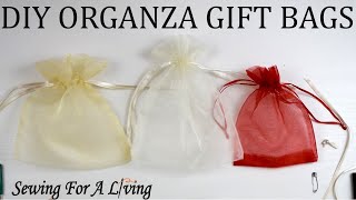 DIY organza gift bags [upl. by Aicileb]