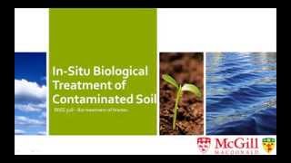 InSitu Biological Treatment of Contaminated Soil [upl. by Maiocco114]