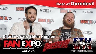 Daredevils Charlie Cox amp Elden Henson Fan Expo Canada [upl. by Borreri839]