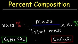 Percent Composition By Mass [upl. by Nyrek]