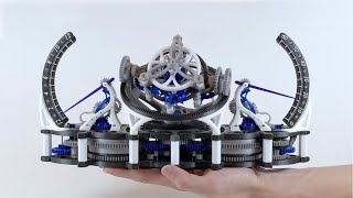 It’s Complicated  3D Printed TripleAxis Tourbillon Mechanical Clock [upl. by Eidarb]