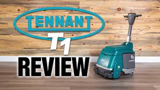 Tennant T1 Floor Scrubber Review [upl. by Strickler279]