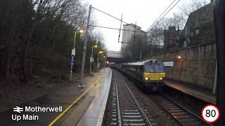 West Coast Main Line Drivers Eye View Glasgow Central to Manchester Airport [upl. by Hayman167]