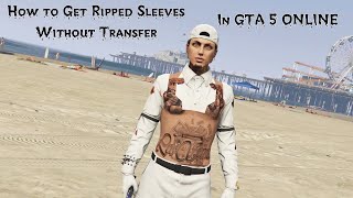 GTA5 online ripped shirt glitch NO TRANSFER [upl. by Nolahs499]