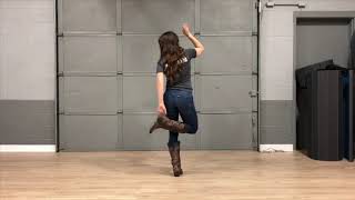 Footloose Line Dance Instruction [upl. by Eimat]