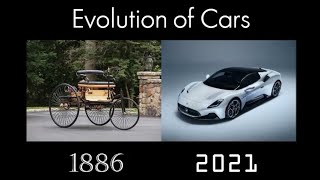 The Evolution of Cars  1886 to 2021 [upl. by Ignacia]