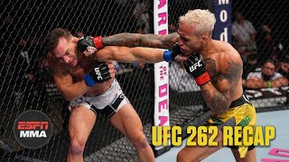 UFC 262 Recap Charles Oliveira TKOs Michael Chandler for the lightweight belt  ESPN MMA [upl. by Ydok]