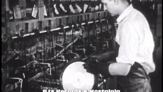 HISTORY OF VINYL RECORDS 1  The 78 RPM Single Manufacturing plant RCA [upl. by Eiramlirpa]